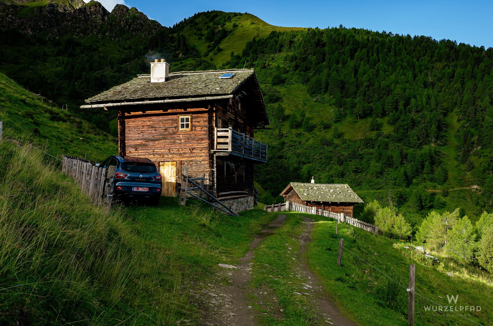 Abmarsch bei der Zunigalm